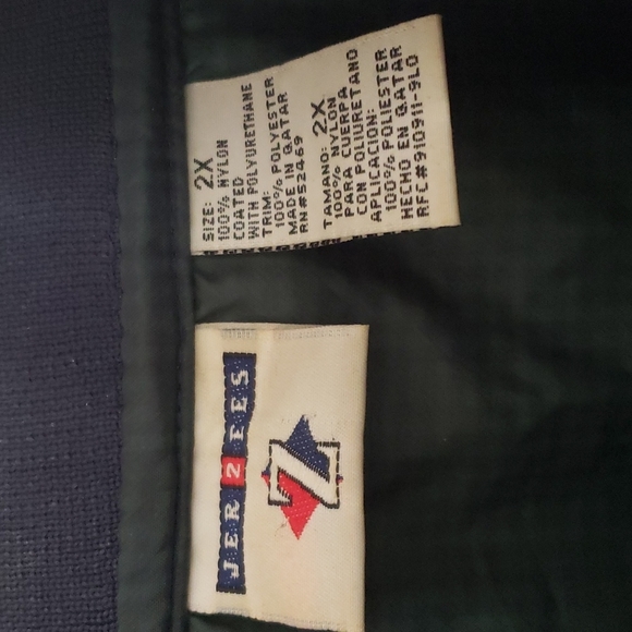 Vintage Jerzees Plaid Quarter Zip Windbreaker - Picture 3 of 6